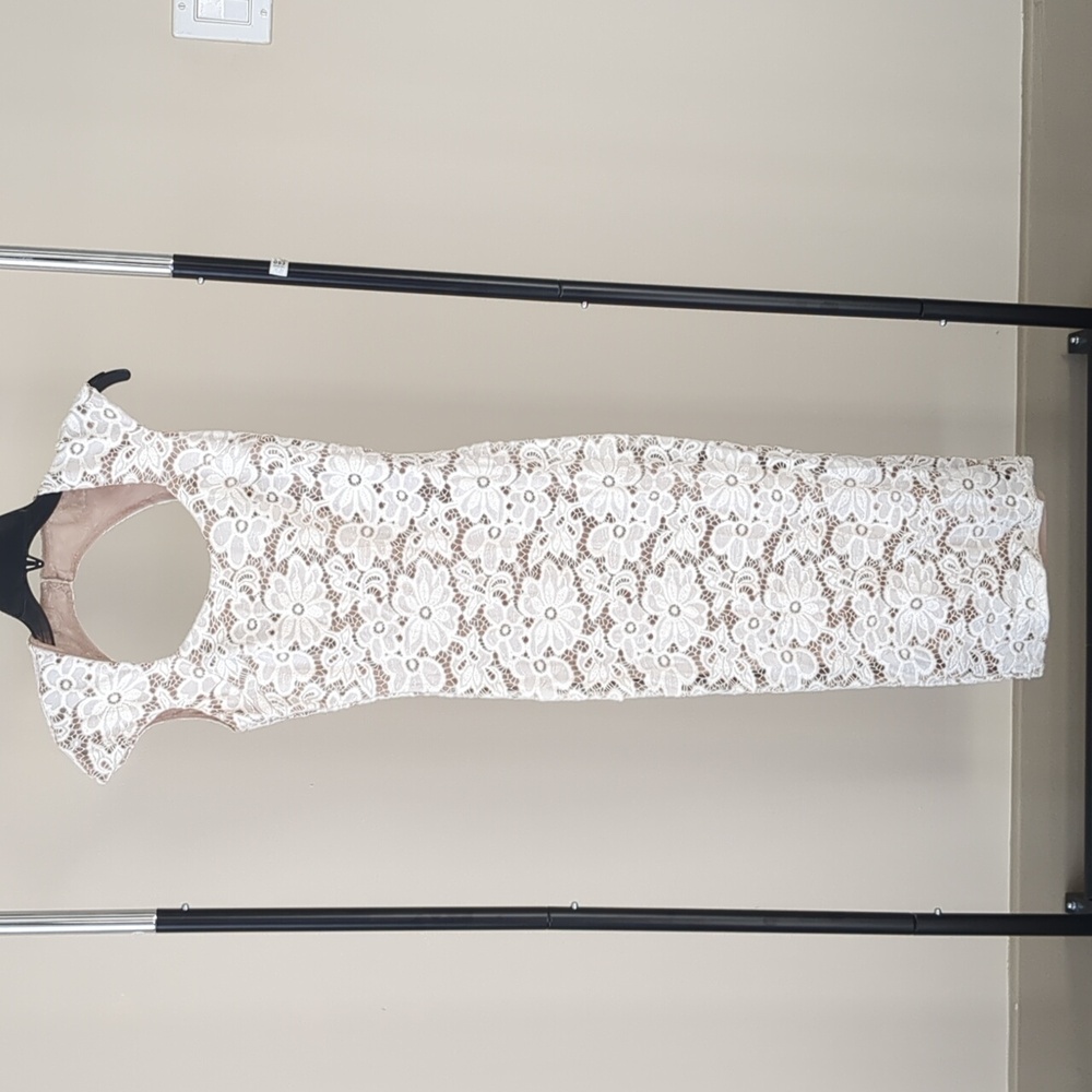 Marciano Cherisse white lace midi dress - Picture 2 of 7